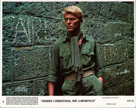 Merry Christmas Mr Lawrence original 1983 lobby card 8x10 David Bowie - $30.00