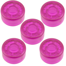 Mooer Candy Footswitch Pedal Stompbox Plastic Toppers 5-Pack ROSE Transp... - $8.80