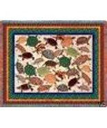 72x54 TURTLE Sea Tapestry Afghan Throw Blanket - $86.06 CAD