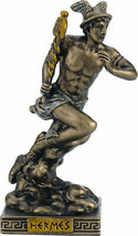 Greek / Roman Mythology God Hermes / Mercury Resin Miniature 8.7cm / - £33.61 GBP