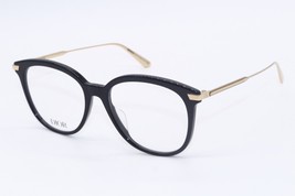 New Christian Dior Gemdioro R5I 1200 Black Gold Authentic Eyeglasses 54-17 - £224.21 GBP