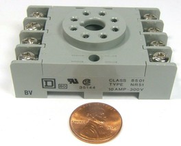 Square D Relay Socket NR51 Class:8501 10A 300V - $4.95