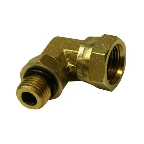 Hydraulic Adapter 90° 3/8" M O-Ring Boss x 3/8" F Pipe Swivel, Apache 39006103 Item image 4