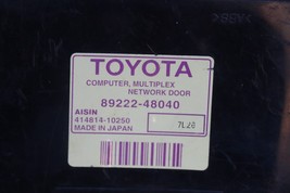 09 Toyota Tailgate Computer Multiplex Network Door Module 8922248040 image 2