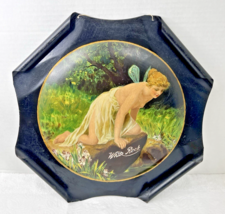 Original White Rock Store Sign Tin Metal Fairy At Rock 14+ Inch Curled C... - $242.55