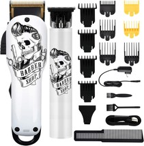 Cosyonall Hair Clippers Men, Beard Trimmer Professional Cordless Electri... - £53.46 GBP