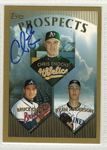 chris enochs signed autographed card 1999 topps - $9.55
