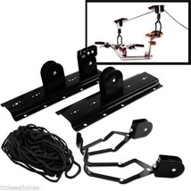 Bicycle Rack Ceiling Mounted Roof Garage Pulley Racks Stand Storage Systems New - £33.68 GBP