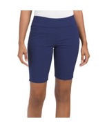 NWT Ladies IBKUL SOLID NAVY BLUE Pullon Golf Shorts sizes 4 &amp; 6 - $761.39 MXN