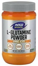 NEW NOW Sports L-Glutamine Powder  Amino Acids Pure Powder Immune Support 1 lb - $35.04