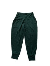 ATHLETA Womens COASTER LUXE Jogger Sweatpants Dark Green Pockets Sz M - $25.91