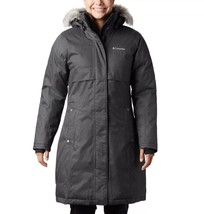 Columbia Apres Arson II Long Down Hooded Jacket in Black $300, Sz S, NWT! - £136.64 GBP