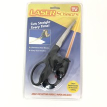 Scissors with Laser Beam Guide Accurate Cutting Stainless Steel Blades E... - £9.85 GBP