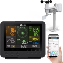 Weather Station Indoor And Outdoor Remote Monitoring System Reads Temperature  - £144.76 GBP