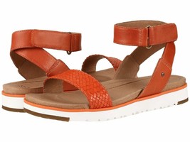 UGG Women&#39;s Laddie Ankle Strap Leather Sandals 19 - £115.54 GBP