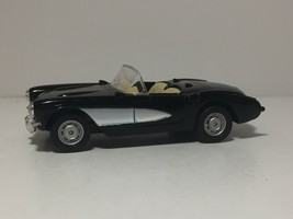 Maisto 1957 Corvette Diecast Black 1/39 Scale Made in China - $4.85