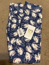 LuLaRoe Disney Mickey Mini Mouse Ears Buttery Soft Leggings TC2 Blue - £11.19 GBP