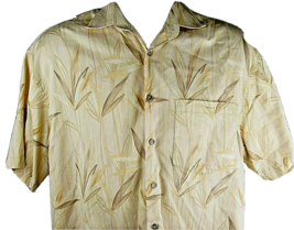 Vintage Hilo Hattie Hawaiian Button Front Shirt Men’s Sz. Medium  Cotton Sateen - £13.14 GBP