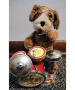 1950&#39;s Cragstan Battery Operated Drum Playing Dog Dandy Pup Works/Video ... - $101.55 CAD