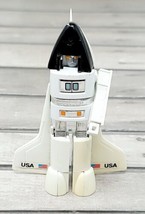 Tonka Go-Bots Spay-C Action Figure VTG 1983 Space Shuttle Ship White Friendly - £5.15 GBP