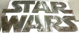 STAR WARS Plasma Cut 3Gauge Heavy Steel Metal Art Sign Decor 7” Letters Man Cave - £155.61 GBP