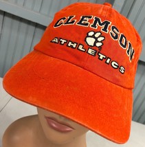 Clemson University Tigers Paw Orange Strapback Baseball Cap Hat - £11.51 GBP