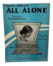 All Alone Vintage Piano Sheet Music Irving Berlin The Music Box Revue 1925 - £7.50 GBP