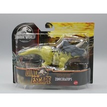 Jurassic World Dino Escape Wild Pack Zuniceratops Mattel 6.5&quot; Dinosaur Figure - £10.08 GBP