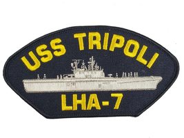 USS Tripoli LHA-7 Ship Patch - Great Color - Veteran Owned Business - £10.49 GBP