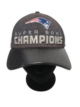 New England Patriots Strapback Hat Cap Black NFL Football Champions - £9.75 GBP