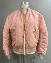 Acne Studios Clea Bomber Jacket In Pale Pink Size 36 EU / 4 US - £179.14 GBP