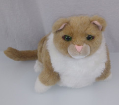 Dakin Cat Rudy Chubby Plump Orange Ginger Tabby Kitty Kitten White Green... - $27.71