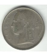 5 Belgie Coin 1965 Belgium 5 franc Europe - $100.00