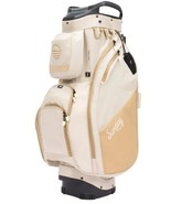 Sunday Golf Pacific Stand Golf Bag Cream Stand Pockets 14 Way Silencer Top - $273.52 CAD