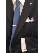 Masonic Scottish Rite 30th degree cufflinks – tie bar clip – lapel pin set - $37.50