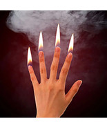 4Pcs/set Finger Fire Magic Tricks Fire Appearing Thumb Tip Magia Profess... - $23.11 CAD