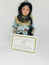 Heritage Signature Collection Classic MACAWI Native American Porcelain 14&quot; Doll - £63.15 GBP