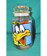 Anchor Hocking Looney Tunes Glass Canister Candy Jar Bugs Daffy Taz 1994 - £28.00 GBP