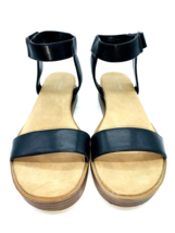 Alfani Step &#39;N Flex Cherryll Flatform Wedge Sandals- Black , US 8M *used* - £12.27 GBP
