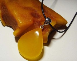 Genuine Baltic Amber Pendant Antique  Amber  Sterling Silver amber Jewellery - £58.46 GBP