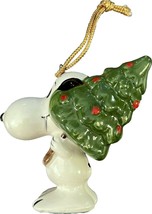 Vintage 1958 Snoopy Charlie Brown Peanuts Christmas Tree Ornament Japan 3” - £31.96 GBP