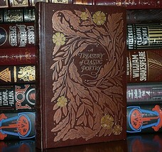 Treasury of Classic Poetry Poe Shakespeare Frost Dickinson Sealed Leather Bound - £26.53 GBP