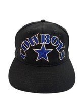 Dallas Cowboys ANNCO SuperBowl Championships Black SnapBack Vintage Stitched - £112.57 GBP