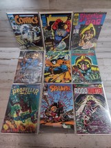 Lot 9 Vintage Comic Books Bronze-Modern Age Dark Horse Spawn Eagle Strontium Dog - £9.47 GBP