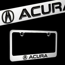 Brand New 1PCS ACURA Chrome Plated Brass License Plate Frame Officially Licensed - $30.00