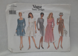 Vogue 1593 Basic Design Easy Misses&#39; Feminine Dress ~5 Versions ~ Sizes ... - $8.86