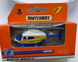 Matchbox Mattel Wheels Ocean Explorer Copter #7 1999 Helicopter Vintage Boxed  - £5.28 GBP