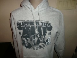 Pittsburgh Steelers Super Bowl 45 Hooded Hoodie NFL Sweatshirt Adult L 8... - £27.25 GBP