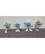 THE SMURFS McDonalds Happy Meal Toys (Lot of 4 Figures, 2013) Loose Figs... - $12.25