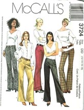 McCalls Sewing Pattern 3724 Pants Trousers Misses Size 12-18 - $8.15